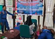 Sinergi Maritim di Inhil, Satpolairud Gelar Donor Darah Sambut HUT Polairud ke-75