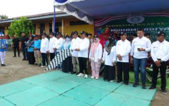 Bupati Herman Lepas Pawai Akbar Milad Muhammadiyah, Ada Aksi Tak Terduga!
