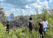 Polres Inhil Ungkap Kasus Tindak Pidana Karhutla di Tembilahan Hulu, 0,5 Hektare Lahan Gambut Terbakar
