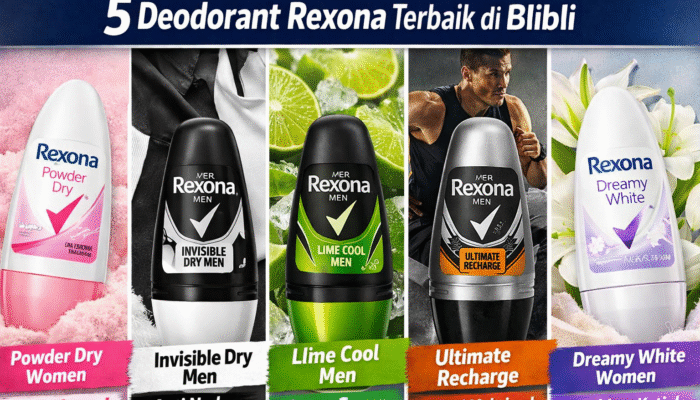 5 Deodorant Rexona Terbaik Di Bibli