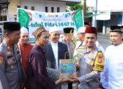 Momen Idul Fitri, Polres Inhil Ajak Warga Hijaukan Lingkungan