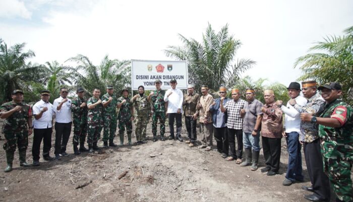 Tinjau Lokasi Yon TP 953 Harimau Rawa Mulai Dipersiapkan