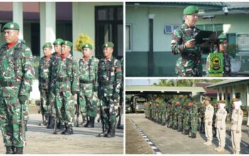 Upacara Bulanan Kodim Inhil, Panglima TNI Tekankan Loyalitas Prajurit