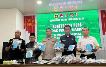 4 Bulan, 64 Kasus Narkoba Terungkap di Inhil, 79 Tersangka Diamankan