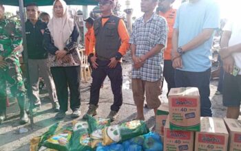 Kebakaran Hebat Hanguskan 79 Rumah, Bupati Inhil Langsung Bertindak