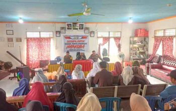 Polres Inhil Gelar Sosialisasi Bahaya Penyalahgunaan Narkoba di Desa Sungai Luar