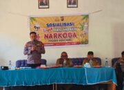 Polsek Kemuning Turun Langsung, Warga Air Balui Dibekali Bahaya Narkoba
