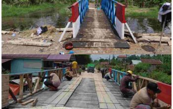 Progres Ngebut! Sejumlah Jembatan Presisi Polres Inhil Sudah 100 Persen
