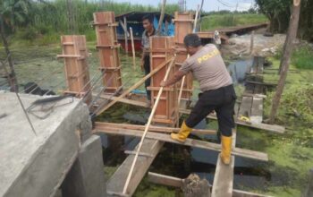 Pembangunan Jembatan Merah Putih Presisi Tahap II di Batang Tuaka Capai 40 Persen