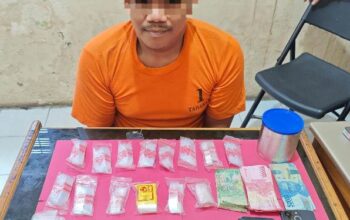 Polsek Keritang Ungkap Kasus Narkotika, Amankan Pengedar Shabu dengan Barang Bukti 8,9 Gram