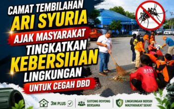 DBD Meningkat di Inhil, Camat Tembilahan Serukan Gotong Royong