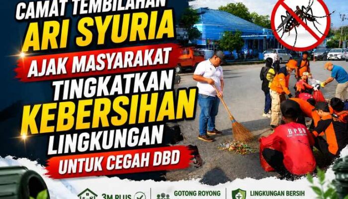 DBD Meningkat di Inhil, Camat Tembilahan Serukan Gotong Royong