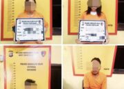 Polsek Tempuling Ungkap Kasus Narkotika Jenis Sabu, Empat Orang Diamankan