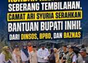 Korban Kebakaran Seberang Tembilahan Dapat Bantuan Tunai Rp8 Juta