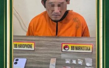 Satresnarkoba Polres Inhil Ungkap Kasus Peredaran Sabu, Amankan Seorang Pengedar dan Sita 4,70 Gram Sabu