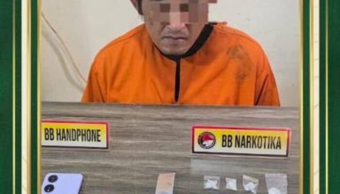 Satresnarkoba Polres Inhil Ungkap Kasus Peredaran Sabu, Amankan Seorang Pengedar dan Sita 4,70 Gram Sabu