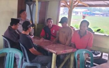 Bhabinkamtibmas Kelurahan Khairiah Mandah Koordinasikan Pendataan Lahan Jagung Dukung Swasembada Pangan