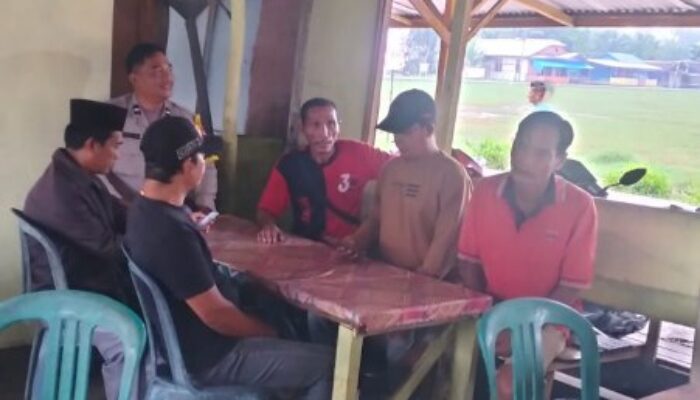 Bhabinkamtibmas Kelurahan Khairiah Mandah Koordinasikan Pendataan Lahan Jagung Dukung Swasembada Pangan