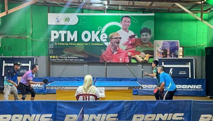 Bupati Inhil Buka Kejuaraan Tenis Meja Se-Inhil, Jadi Ajang Cari Bakat Atlet Baru