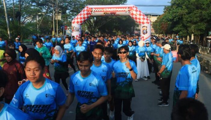 1.300 Pelari Ramaikan Fun Run Road to Riau Bhayangkara Run 2026, Polres Inhil Tebar Semangat “Polri untuk Masyarakat”