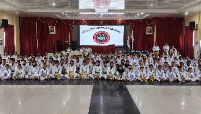 Karateka Muda Kampar Tunjukkan Perkembangan di UKT Inkanas Semester I 2026