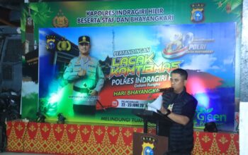 Semarak HUT Bhayangkara ke-80, Polres Inhil Gelar Lacak Kamtibmas Diikuti 128 Pesertaul: