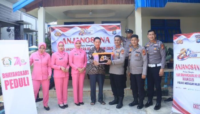 Polres Indragiri Hilir Gelar Anjangsana ke Kediaman Purnawirawan Polri dalam Rangka Hari Bhayangkara ke-80