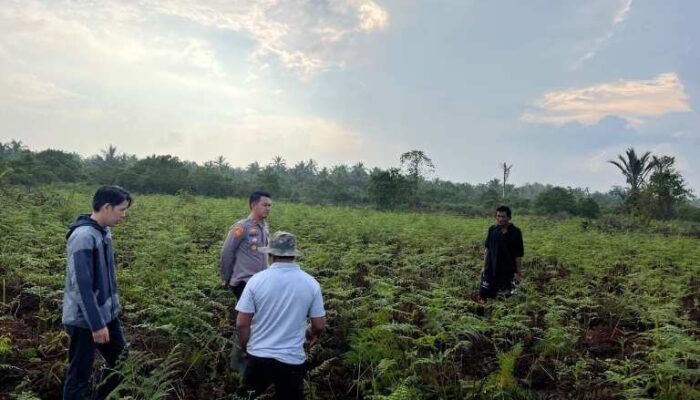 Polsek Mandah Koordinasi Bersama Masyarakat Desa Bente Dukung Penanaman Jagung untuk Swasembada Pangan
