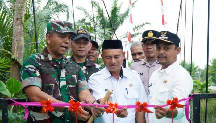 Danrem 031/WB Resmikan Jembatan Perintis Garuda, Buka Akses dan Dorong Ekonomi Warga