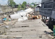 Abrasi Parah di Kuala Enok, 7 Rumah Terdampak dan Jalan Jerambah Ambruk