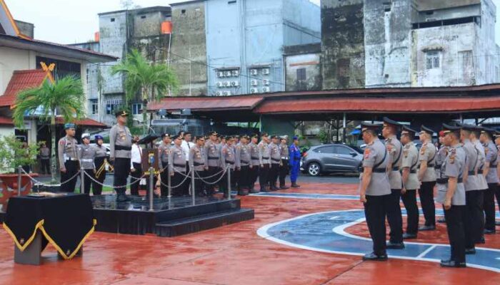 Sertijab Pejabat Utama dan Kapolsek, Kapolres Inhil Soroti Pelayanan Presisi