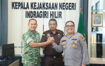 Sinergitas Makin Solid, TNI, Polri, dan Kejaksaan Inhil Gelar Silaturahmi