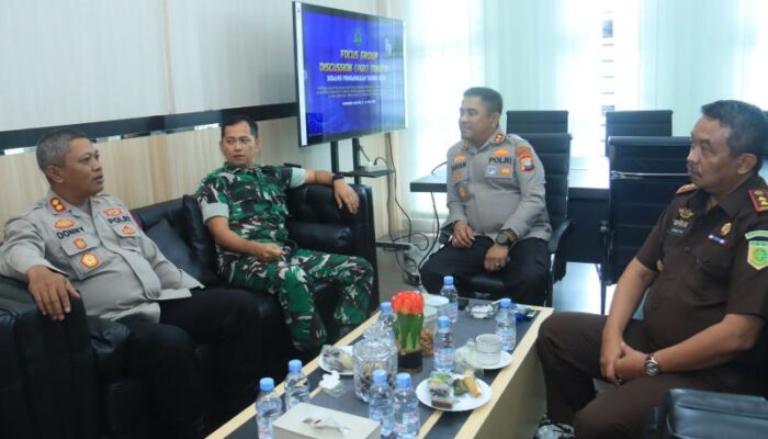 Kapolres Indragiri Hilir Perkuat Sinergitas TNI, Polri, dan Kejaksaan Melalui Silaturahmi