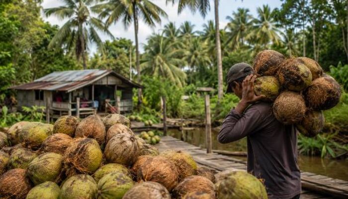 Segini Harga Acuan Pembelian Kelapa yang Diusulkan Pemkab Inhil ke Pemerintah Pusat