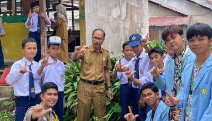 Green Policing dan Sosialisasi Bahaya Narkoba Digelar di SMPN 02 Tembilahan