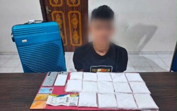 Avsec Bandara SSK II Bongkar Penyelundupan 2 Kg Sabu, Kurir Ditangkap