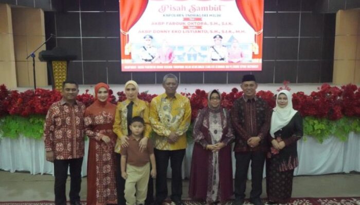 Kapolres Inhil Berganti, Bupati Herman Apresiasi Farouk dan Sambut Donny