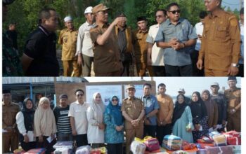 Bupati Herman Tinjau Abrasi Tanah Merah, Bantuan Disalurkan dan Mitigasi Disiapkan