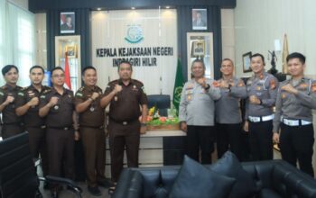 Kapolres Inhil Sambangi Kejari, Tegaskan Komitmen Penegakan Hukum Bersama