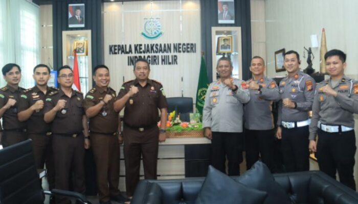 Kapolres Inhil Sambangi Kejari, Tegaskan Komitmen Penegakan Hukum Bersama