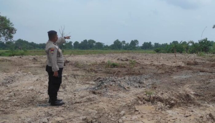 Dukung Ketahanan Pangan, Polsek Sabak Auh Siapkan 1,5 Hektare Lahan Jagung Pipil