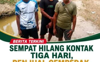 Sempat Hilang Kontak Tiga Hari, Penjual Cempedak Ditemukan Sehat di Sungai Manja Inhil