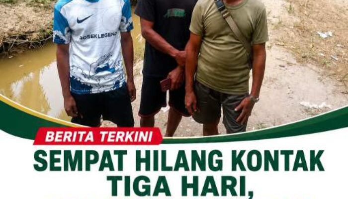 Sempat Hilang Kontak Tiga Hari, Penjual Cempedak Ditemukan Sehat di Sungai Manja Inhil