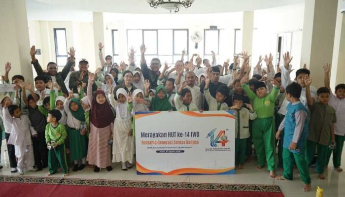 14 Tahun Mengabdi, IWO Berbagi Kebahagiaan di SD Muhammadiyah Bukit Duri
