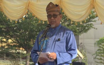 Sekda Inhil pimpin upacara Hari Jadi ke-69 Provinsi Riau