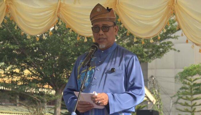 Sekda Inhil pimpin upacara Hari Jadi ke-69 Provinsi Riau