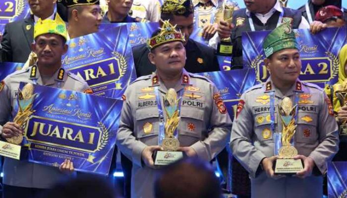 Unggul di Enam Kategori, Polda Riau Juara Umum Ketahanan Pangan Polri