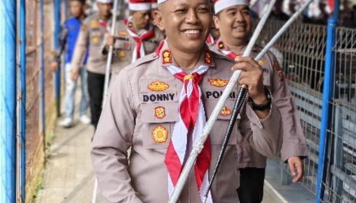 Kapolres Inhil Gelar Apel Pergeseran 150 Personel Menuju Kuala Selat dalam rangka Ekspedisi Merah Putih Presisi