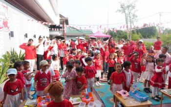 Bunda PAUD Inhil Hadiri Gebyar Lomba 17 Agustus di PAUD Kasih Lestari
