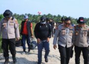 Matangkan Persiapan, Kapolres Inhil Dampingi PJU Polda Riau Tinjau Lokasi Penanaman Mangrove